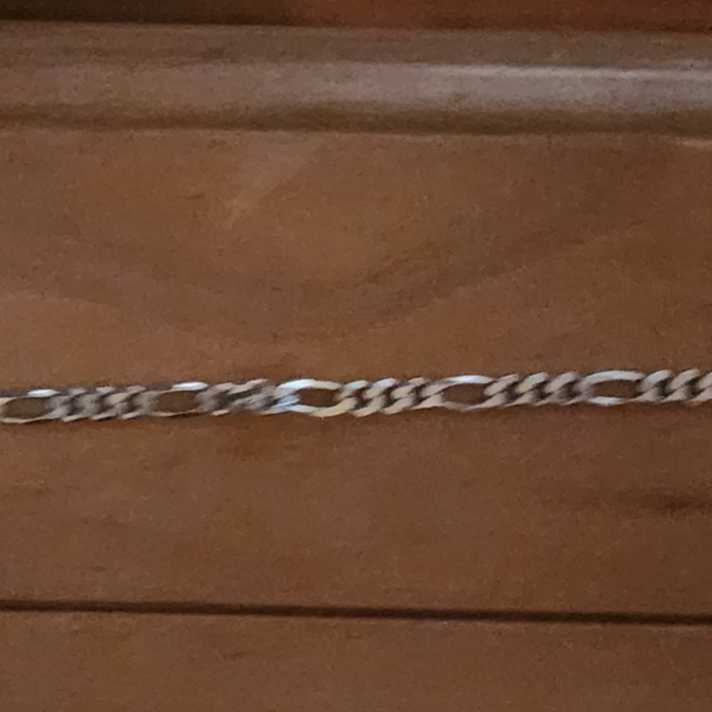 .925 Sterling Silver Anklet From Italy